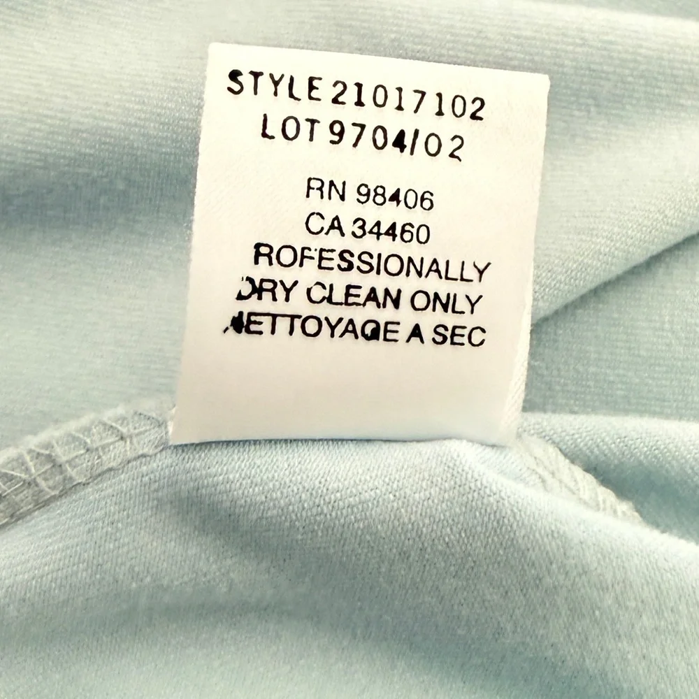 Theory Men’s Blue Popover Polo Shirt M | 4-Button Placket, Chest Pocket - Picture 13 of 14